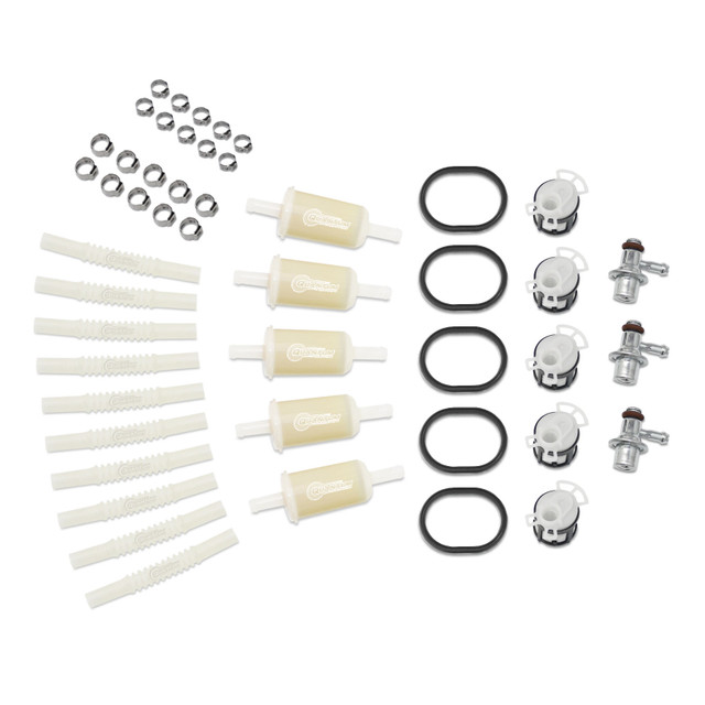 Quantum Fuel Systems Fuel Pump Assembly Repair Kit w/ Fuel Pressure Regulators, Filters/Strainers, Tank Seal Gaskets, Flex Hoses & Clamps for the KTM 150 EXC '20-23 & etc Quantum Fuel Systems Fuel Pump Assembly Repair Kit w/ Fuel Pressure Regulators, Filters/Strainers, Tank Seal Gaskets, Flex Hoses & Clamps for the KTM 150 EXC '20-23 & etc